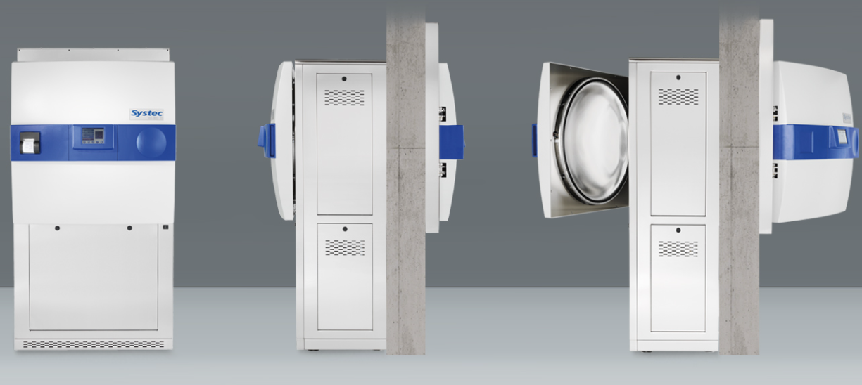 Systec H 系列 2D:双扉穿墙式灭菌器